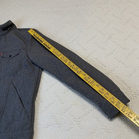 LEVIS Mens XL Soft Shell Trucker Jacket Microfleece Breathable Water Resistant - Picture 11 of 12